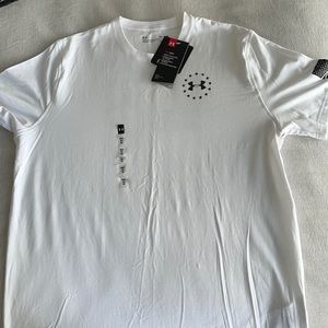 Men’s T-Shirt - Under Armour WHITE/BLACK